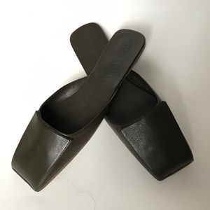 Jil Sander Square Toe Mules